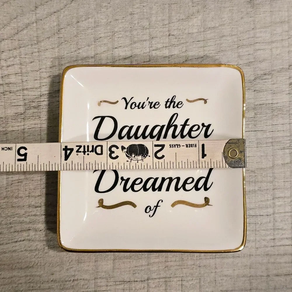 RELISSA Daughter Jewelry Dish Gift from Mom and Dad